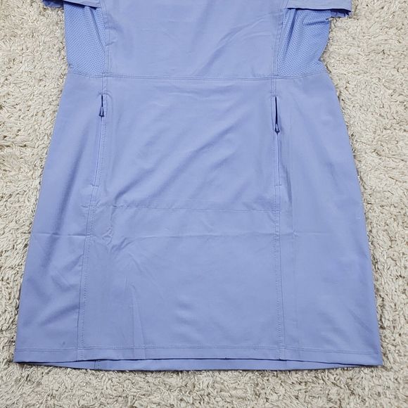Eddie Bauer Active Dress Womens Medium Purple 4 Way Stretch Woven Zipper Pockets - Picture 4 of 12